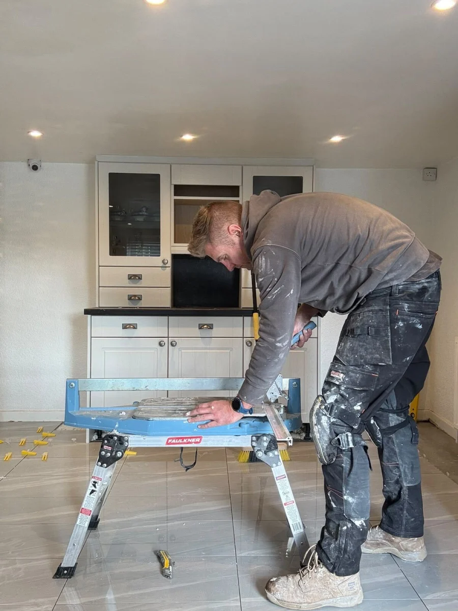 Tiling in Barnsley, done properly